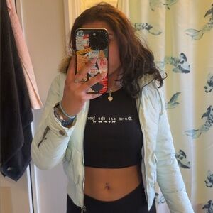 Y2K mint juicy puffer